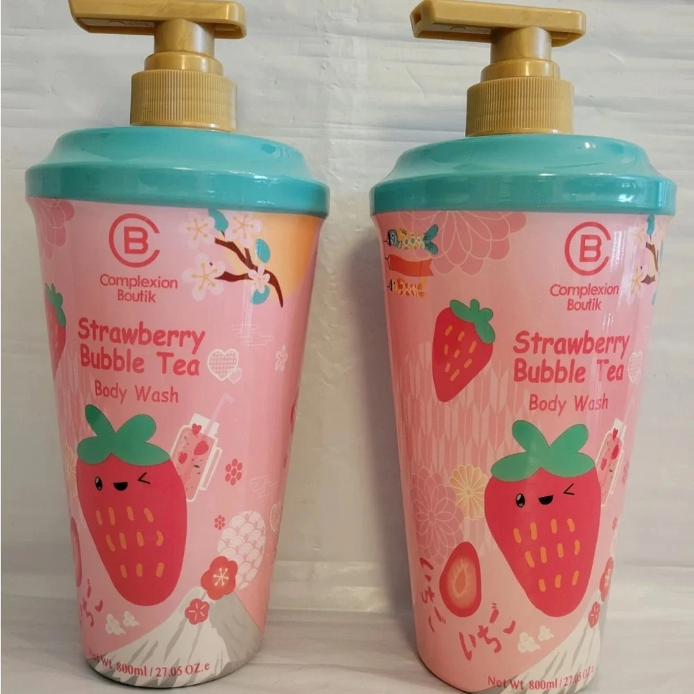 Complexion Boutik Strawberry Bubble Tea Body Wash lot of 2